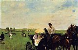 A Carriage at the Races by Edgar Degas
